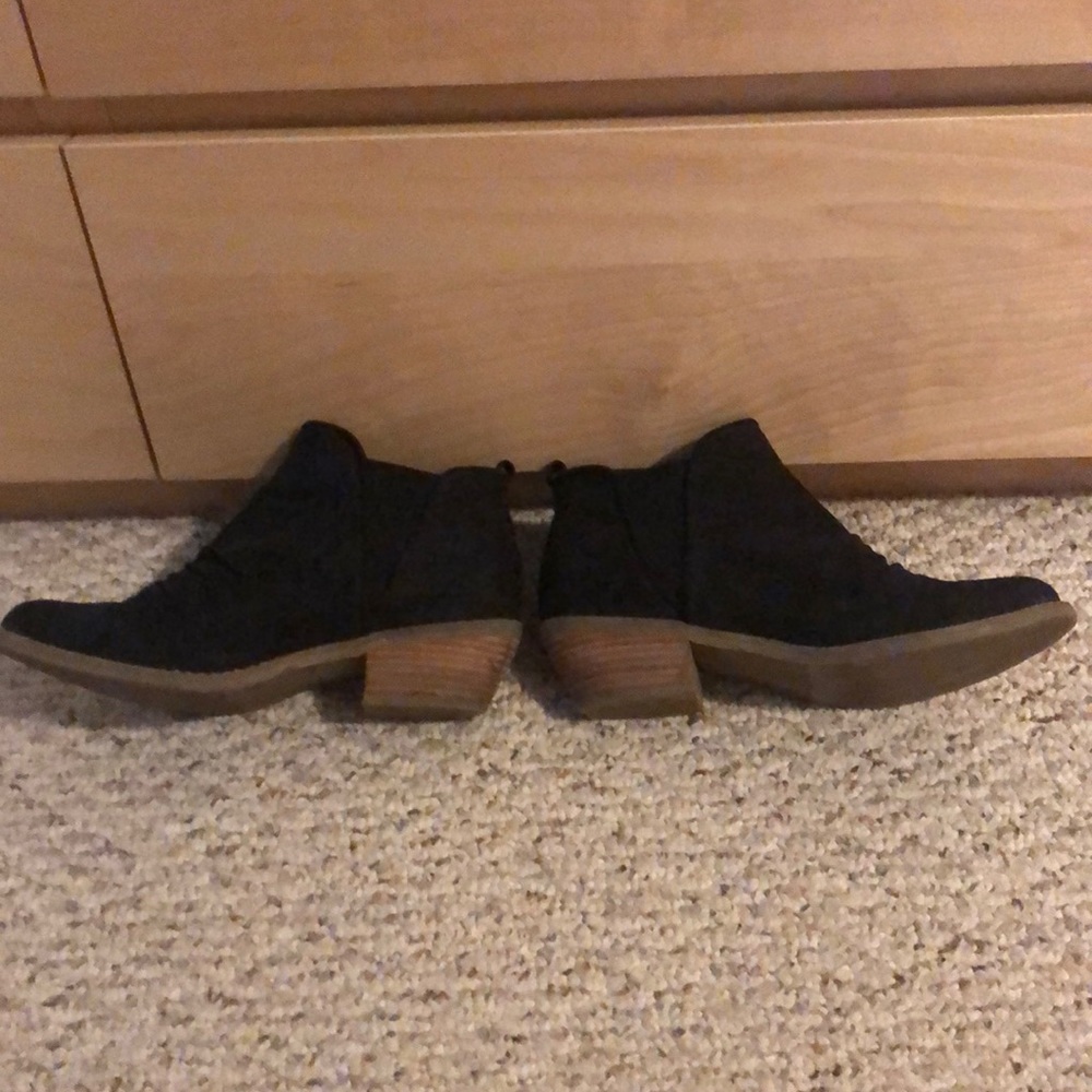 Black Report Suede Ankle Boots